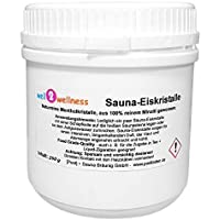 Sauna - Cristales de Hielo-Mentol - Cristales en una 250g Lata - de 100% Puro Aceite de Menta